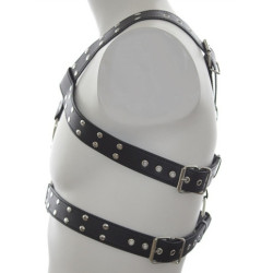 Generique Harnais Double Belt Simili noir